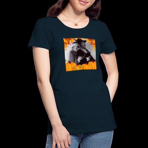 Laurel & Hardy Thanksgiving - Women's Premium T-Shirt