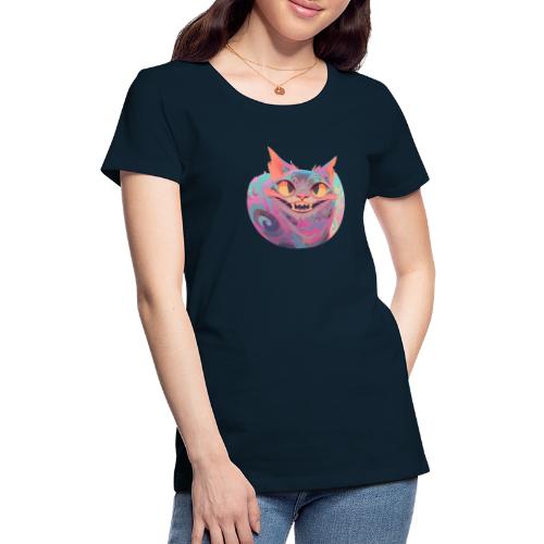 Handsome Grin Cat - Women's Premium T-Shirt