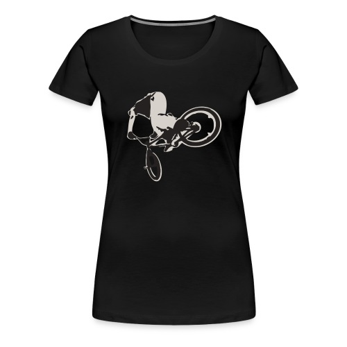 Extreme BMX Bike Flex Print Design - Women's Premium T-Shirt
