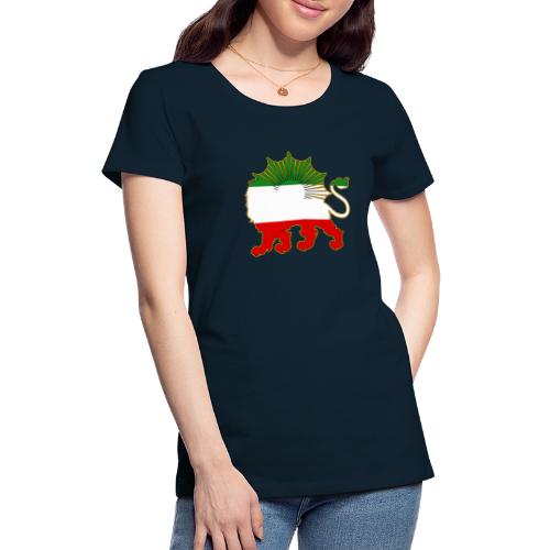 Lion and Sun Flag - Women's Premium T-Shirt
