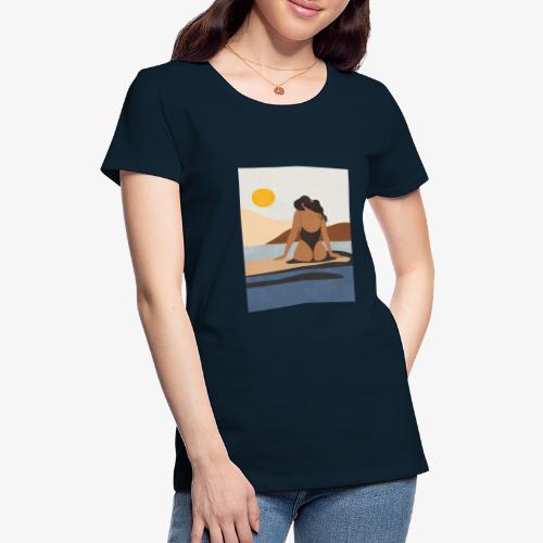 Me and the beach. I would never come back - Women's Premium T-Shirt