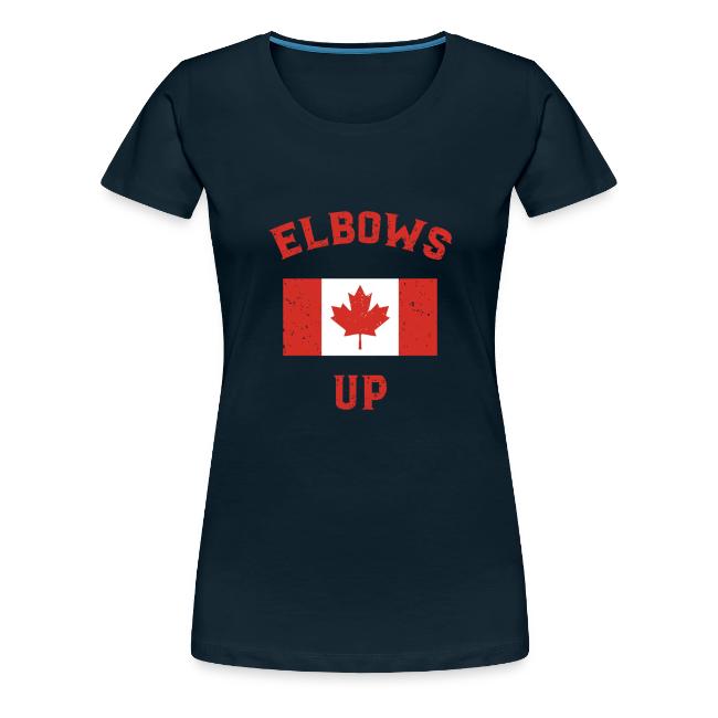 Elbows Up Canada Vintage Anti Trump Tarriff Slogan