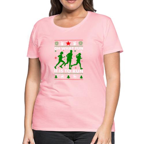 Ugly Christmas Runner - Women's Premium T-Shirt