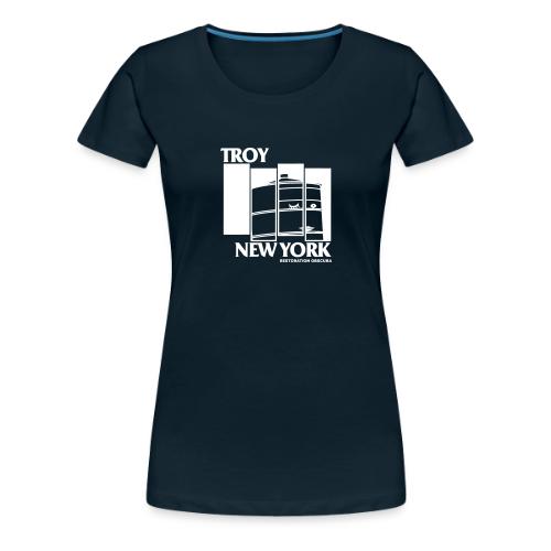 RO Troy, New York Flag Logo - Women's Premium T-Shirt