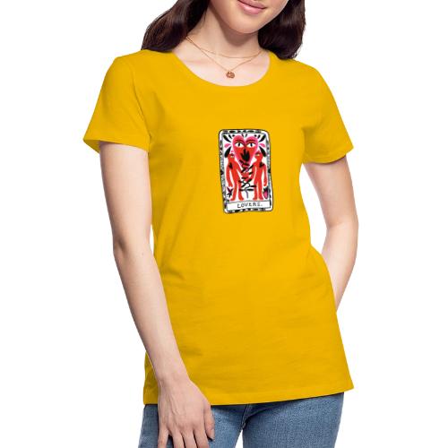 lovers card - Women's Premium T-Shirt