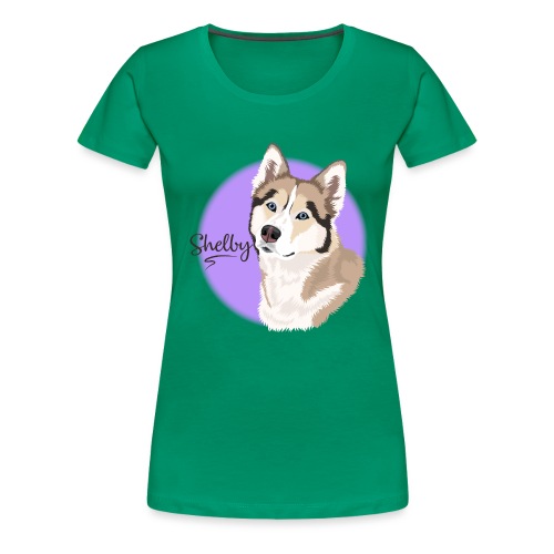 Shelby the Husky from Gone to the Snow Dogs - Women's Premium T-Shirt