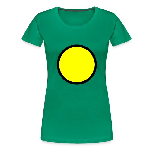 Circle yellow svg - Women's Premium T-Shirt