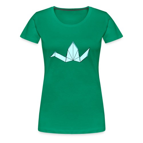 origami crane png - Women's Premium T-Shirt