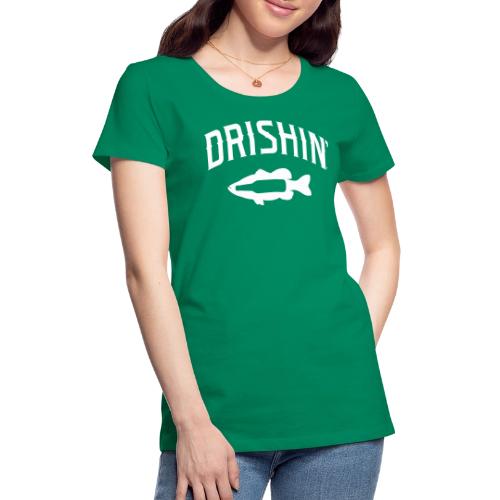 Largemouth Bass Drishin' Tee - Women's Premium T-Shirt