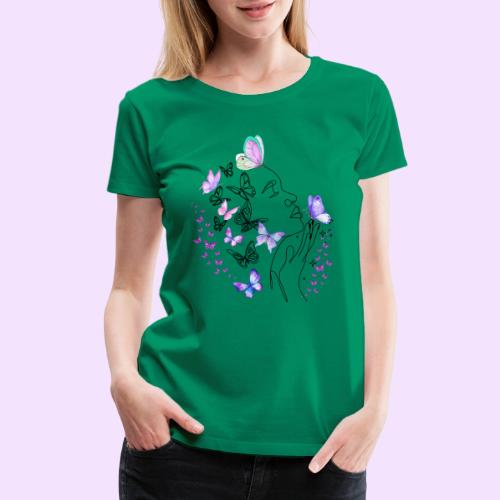 Dreamy Butterfly Goddess - Fairytale Design - Women's Premium T-Shirt