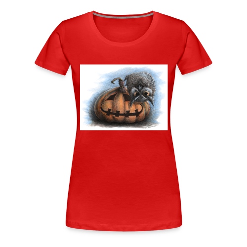 Halloween Owl - Women's Premium T-Shirt