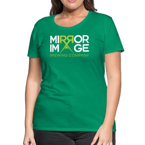 MIBCO Green_White - Women's Premium T-Shirt