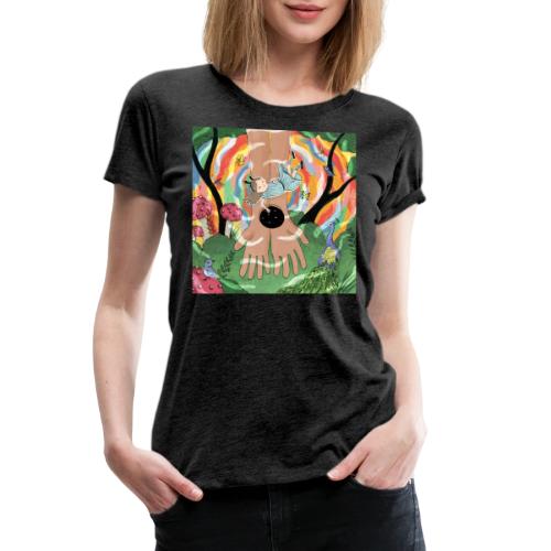 Falling into Jesus' Wonderland - Women's Premium T-Shirt