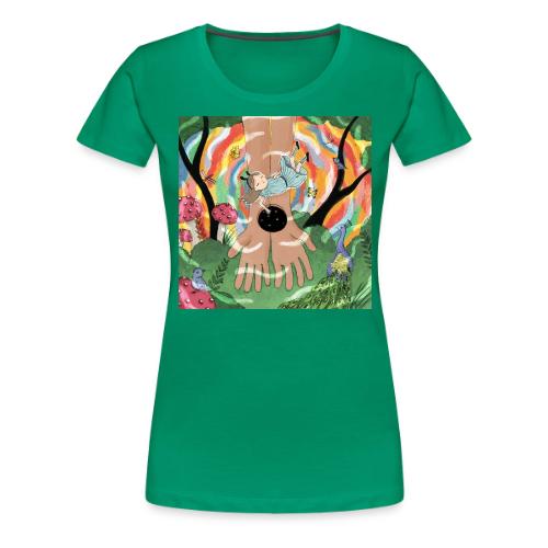 Falling into Jesus' Wonderland - Women's Premium T-Shirt
