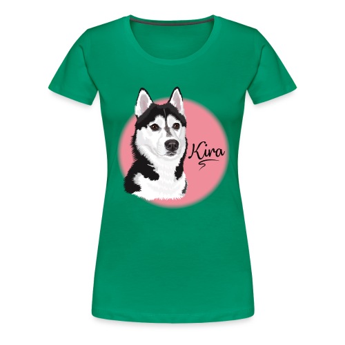 Kira the Husky from Gone to the Snow Dogs - Women's Premium T-Shirt
