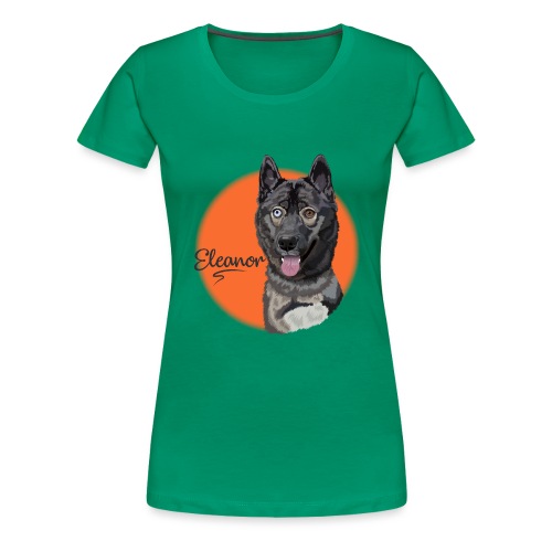 Eleanor the Husky from Gone to the Snow Dogs - Women's Premium T-Shirt