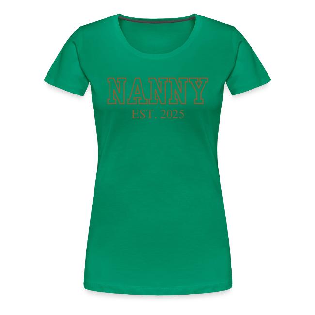 Nanny Est. 2025 (Brown Font)