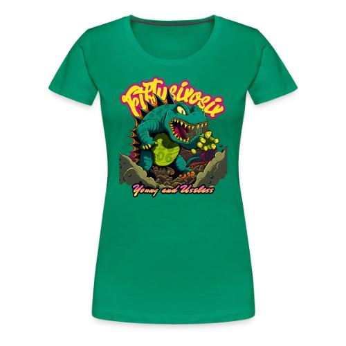 5606 MONSTER FRONT DESIGN - Women's Premium T-Shirt
