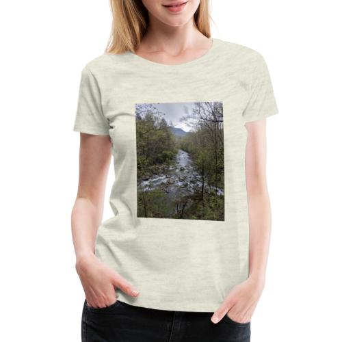 Greenbrier River in Great Smoky Mountains N. P. - Women's Premium T-Shirt