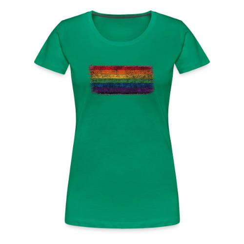 Rough Rainbow - Women's Premium T-Shirt