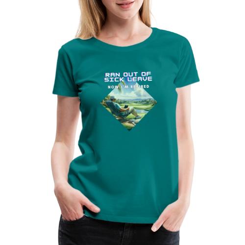 Farewell Office, Hello Greens! - Funny Retirement - Women's Premium T-Shirt