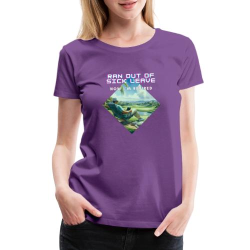 Farewell Office, Hello Greens! - Funny Retirement - Women's Premium T-Shirt