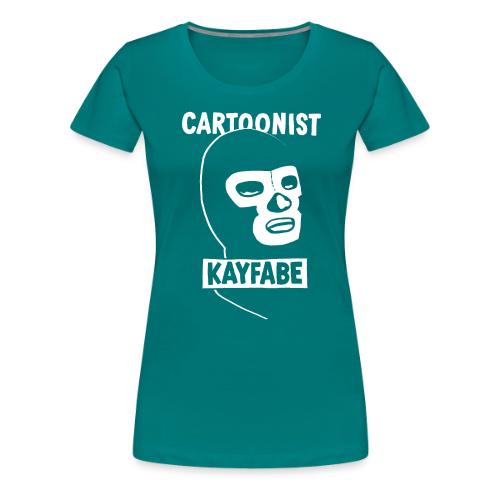 Cartoonist Kayfabe Wrestling Mask - Women's Premium T-Shirt