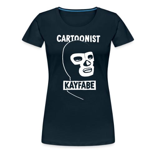 Cartoonist Kayfabe Wrestling Mask - Women's Premium T-Shirt