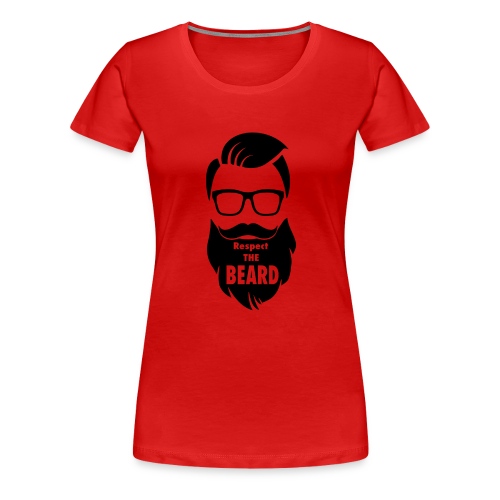 Respect the beard 08 - Women's Premium T-Shirt