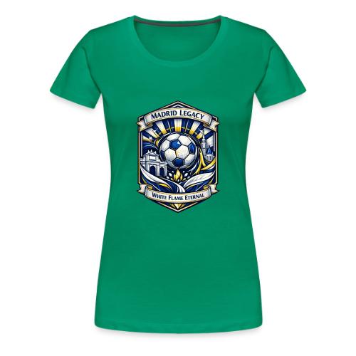 Madrid White Legacy T Shirt, Madrid Fan Gift - Women's Premium T-Shirt