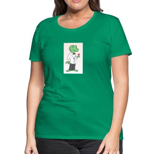 Sir Lawrence the Lounge Lizard King - Women's Premium T-Shirt