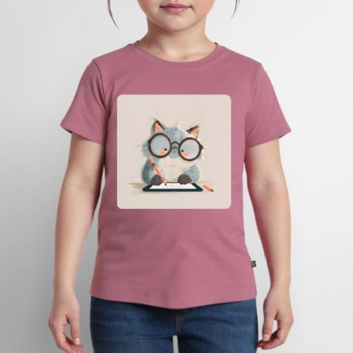 Creative Cat Digital Artist Illustration - Toddler Premium T-Shirt