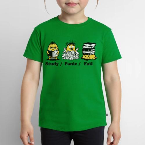 Funny Student Study Panic Fail Back To School - Toddler Premium T-Shirt