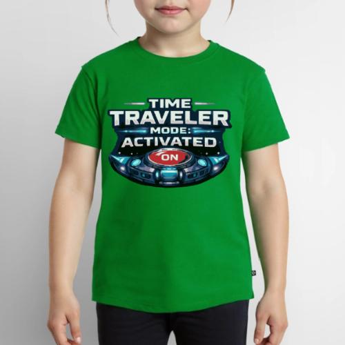 Time Traveler Mode – Futuristic Neon Sci-Fi Tee - Toddler Premium T-Shirt