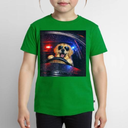 Funny Police Golden Retriever Meme Tee - Toddler Premium T-Shirt
