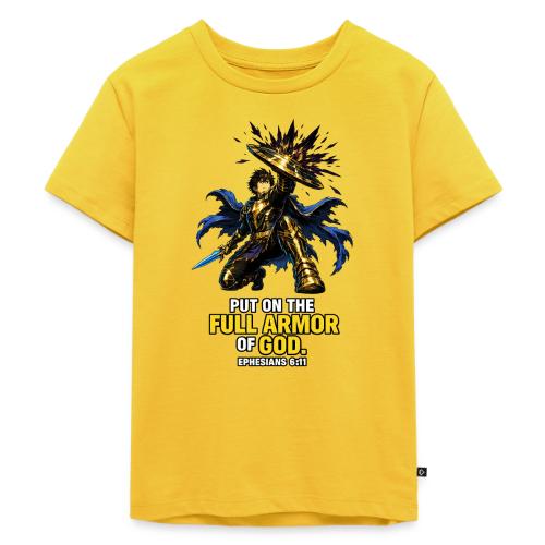 Full Armor of God Anime Warrior | Ephesians 6:11 C - Toddler Premium T-Shirt