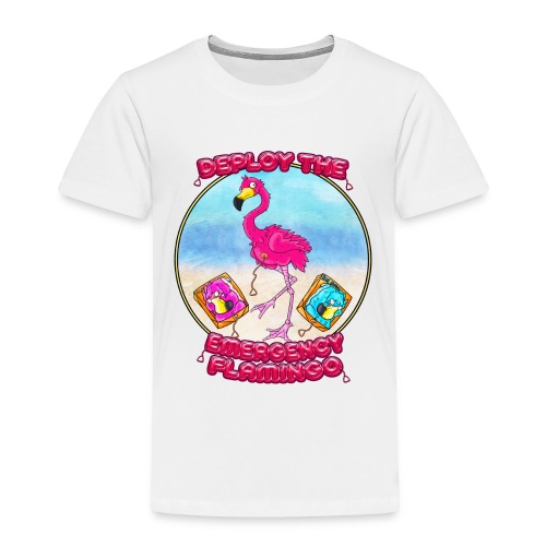 Emergency Flamingo - Toddler Premium T-Shirt