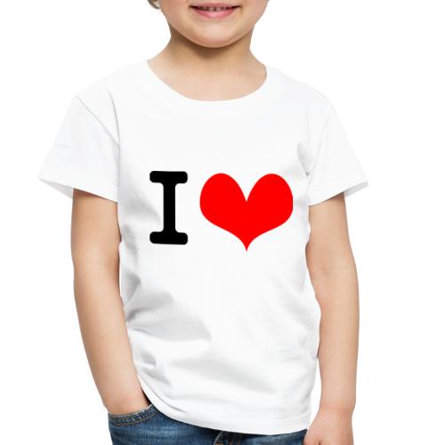 I Love what - Toddler Premium T-Shirt
