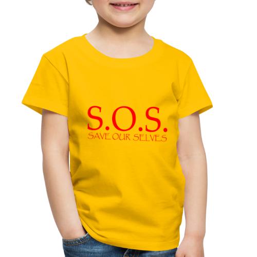 sos no emotion red - Toddler Premium T-Shirt