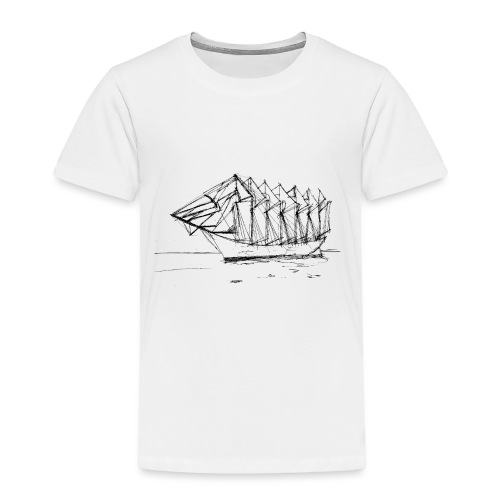 Seven-mast yacht - Toddler Premium T-Shirt