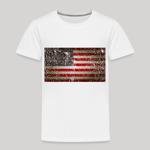 US Flag distressed - Toddler Premium T-Shirt