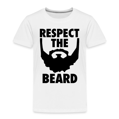 Respect the beard 05 - Toddler Premium T-Shirt