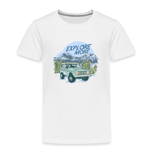 Bronco Truck Explore more II Graphic T-Shirt - Toddler Premium T-Shirt
