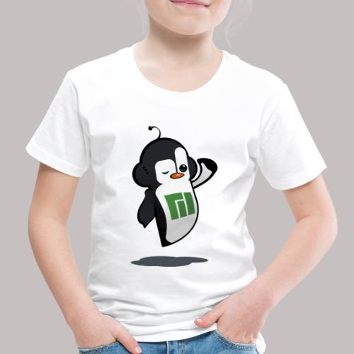 Manjaro Mascot wink hello left - Toddler Premium T-Shirt