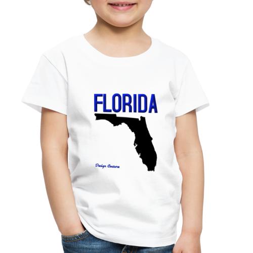 FLORIDA REGION MAP BLUE - Toddler Premium T-Shirt