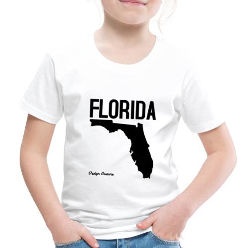FLORIDA REGION MAP BLACK - Toddler Premium T-Shirt