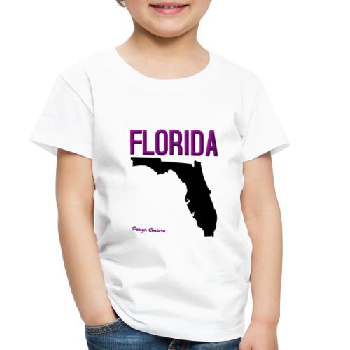 FLORIDA REGION MAP PURPLE - Toddler Premium T-Shirt