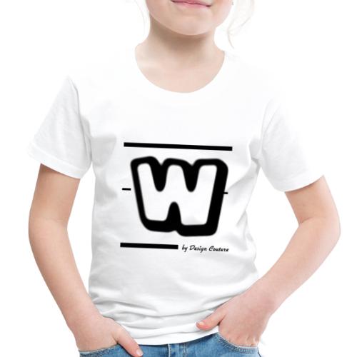 W BLACK - Toddler Premium T-Shirt