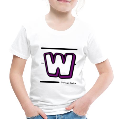 W PURPLE - Toddler Premium T-Shirt