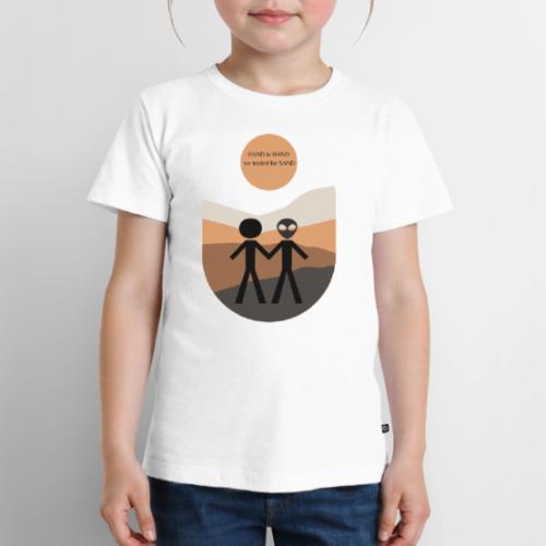HAND in HAND we traded for SAND Front - Toddler Premium T-Shirt